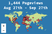 Locations of visitors to this page